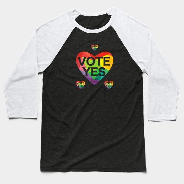 vote yes Baseball T-Shirt by americanauthors